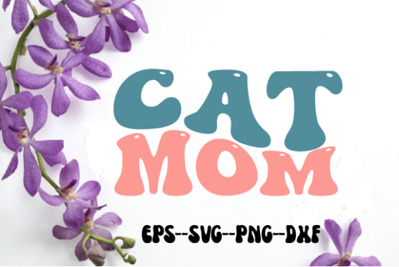 CAT MOM Retro Wavy SVG: A Designer’s Embroidery Review