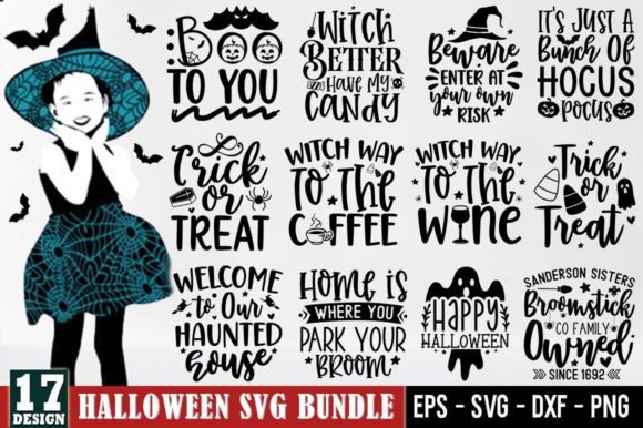 Review: Halloween SVG Bundle Design, Witch Sign