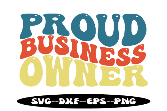 Review: Proud Business Owner Retro Wavy SVG for Embroidery