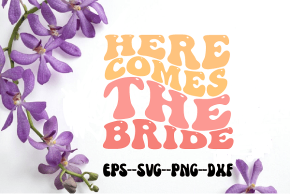 Reviewing Here Comes the Bride Retro Wavy Svg