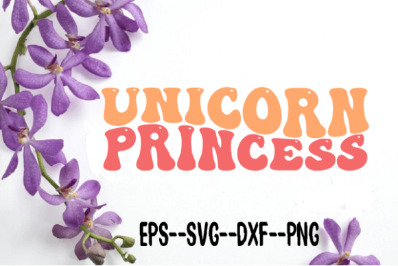 Reviewing the Unicorn Princess Retro Wavy SVG for Embroidery